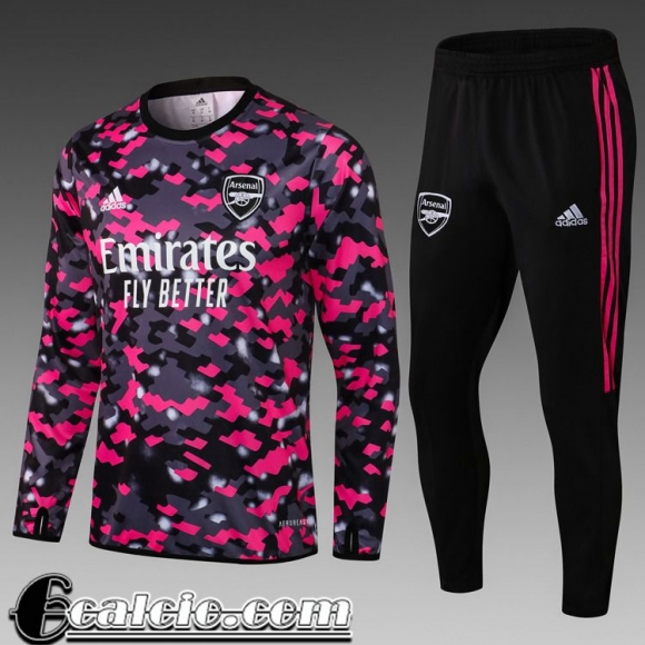 Tuta Calcio Arsenal Uomo Rosa grigio 2021 2022 TG40