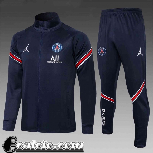 Full-Zip Giacca PSG Bambini blu 2021 2022 TK47