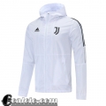 Giacca a vento Cappuccio Juventus Uomo bianca 2021 2022 WK20