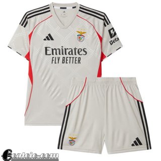 Benfica Maglia Calcio Seconda Bambini 25-26