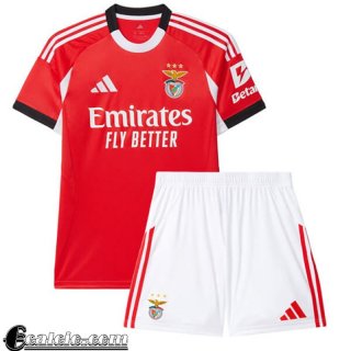 Benfica Maglia Calcio Prima Bambini 25-26