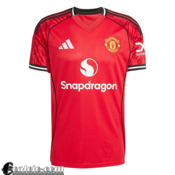 Manchester United Maglia Calcio Prima Uomo 25-26