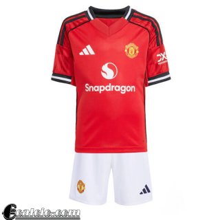 Manchester United Maglia Calcio Prima Bambini 25-26