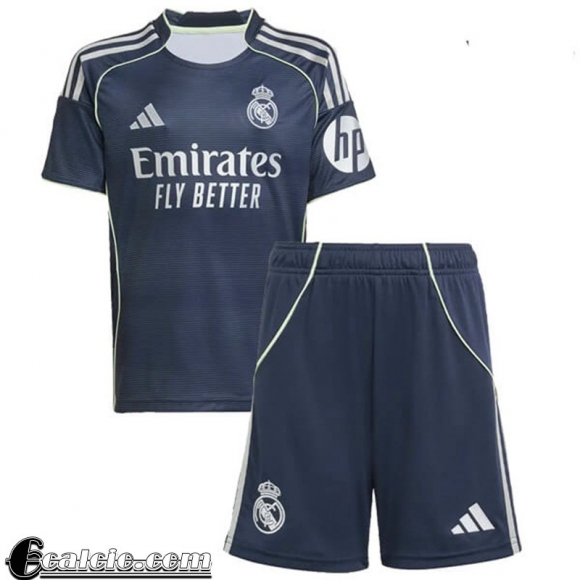 Real Madrid Maglia Calcio Seconda Bambini 25-26