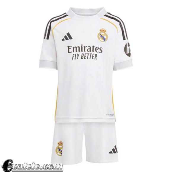 Real Madrid Maglia Calcio Prima Bambini 25-26