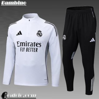 Real Madrid KIT: Tute Calcio Bambini 25-26 C722