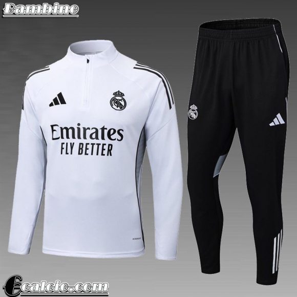 Real Madrid KIT: Tute Calcio Bambini 25-26 C722
