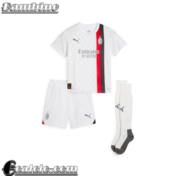 Maglie Calcio AC Milan Seconda Bambini 23 24