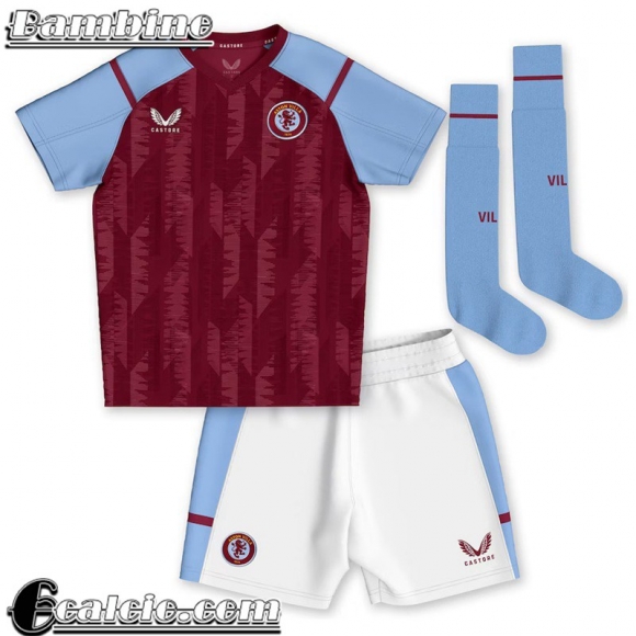 Maglie Calcio Aston Villa Prima Bambini 23 24