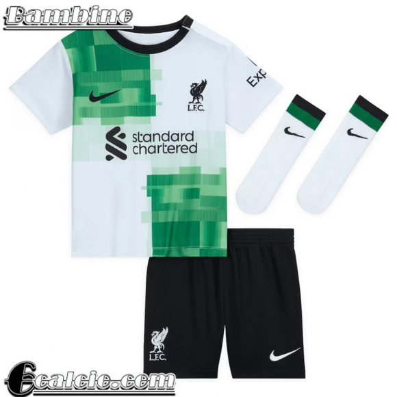 Maglie Calcio Liverpool Seconda Bambini 23 24