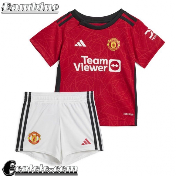 Maglie Calcio Manchester United Prima Bambini 23 24