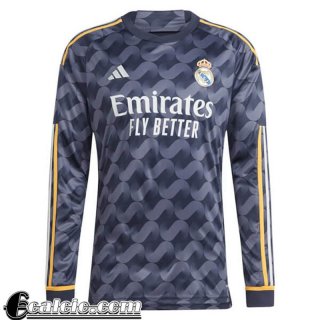 Maglie Calcio Real Madrid Seconda Uomo Manga Larga 23 24