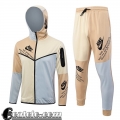 Full-Zip Giacca Cappuccio Sport giallo pallido Uomo 23 24 JK782