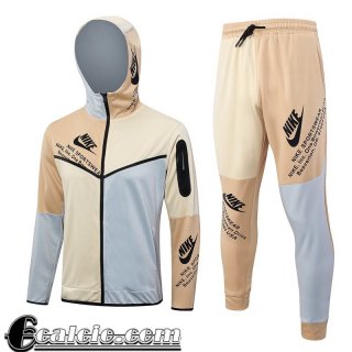 Full-Zip Giacca Cappuccio Sport giallo pallido Uomo 23 24 JK782