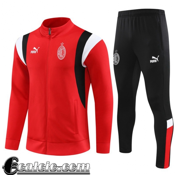 Full-Zip Giacca AC Milan rosso Uomo 23 24 JK787