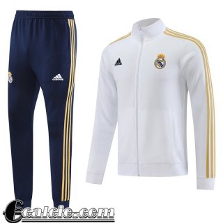 Full-Zip Giacca Real Madrid Bianco Uomo 23 24 JK736