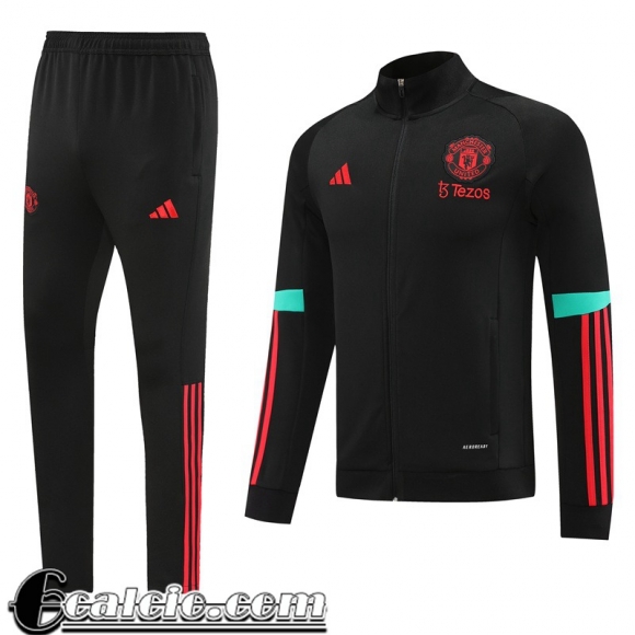 Full-Zip Giacca Manchester United nero Uomo 23 24 JK742