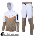 Full-Zip Giacca Cappuccio Sport Cachi Uomo 23 24 JK765