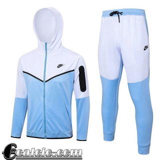 Full-Zip Giacca Cappuccio Sport cielo blu Uomo 23 24 JK766