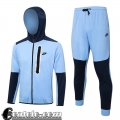 Full-Zip Giacca Cappuccio Sport cielo blu Uomo 23 24 JK773