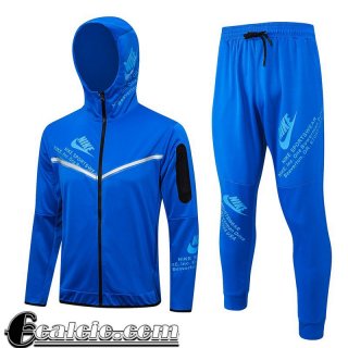 Full-Zip Giacca Cappuccio Sport blu Uomo 23 24 JK778