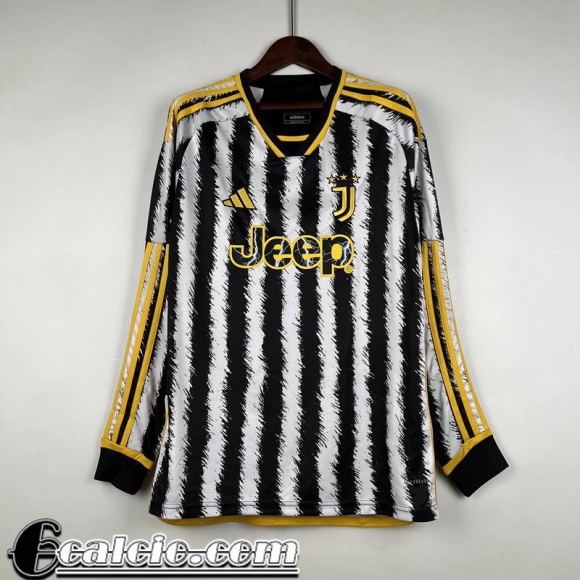 Maglie Calcio Juventus Prima Manga Larga Uomo 23 24