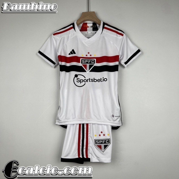 Maglie Calcio Sao Paulo Prima Bambini 23 24 MK22