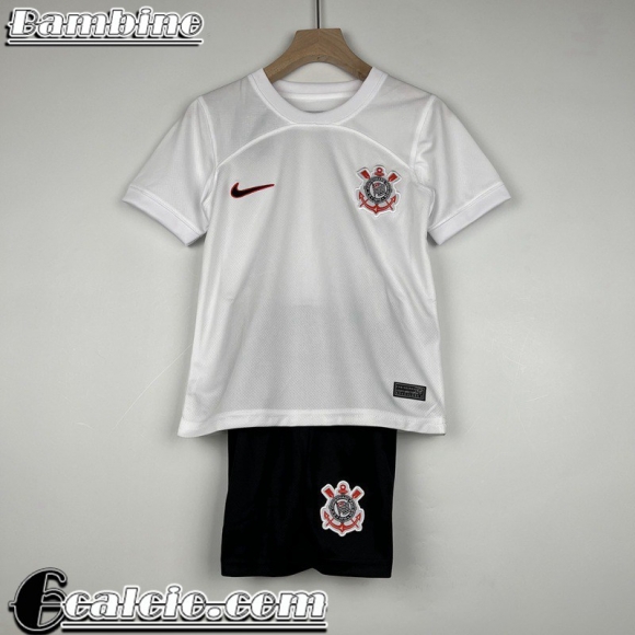 Maglie Calcio Corinthians Prima Bambini 23 24 MK23