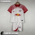 Maglie Calcio Leipzig Red Bull Prima Bambini 23 24 MK38