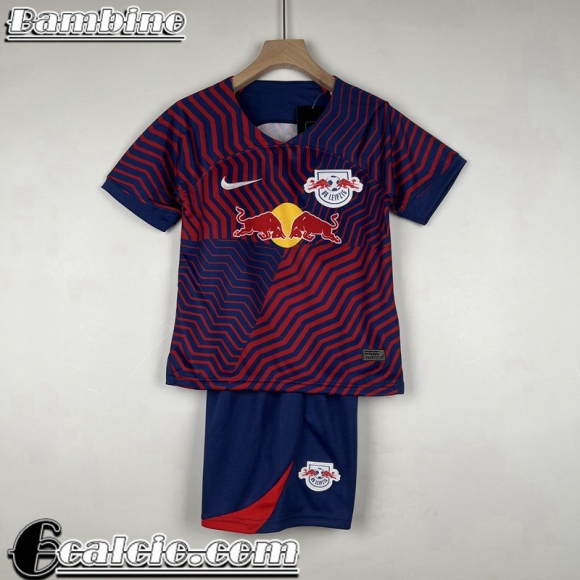 Maglie Calcio Leipzig Red Bull Seconda Bambini 23 24 MK39