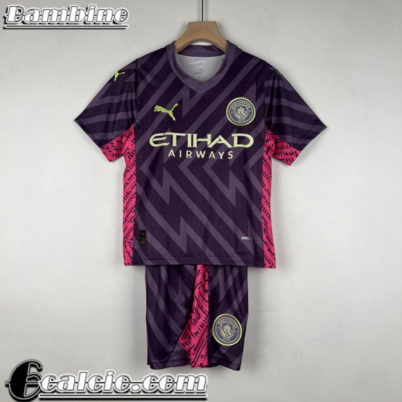 Maglie Calcio Manchester City Portiere Bambini 23 24 MK42