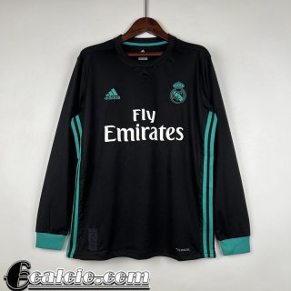 Retro Maglie Calcio Manga Larga Real Madrid Seconda Uomo 17/18 FG294