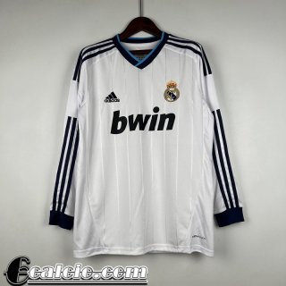 Retro Maglie Calcio Manga Larga Real Madrid Domicile Uomo Manga Larga 12/13 FG295