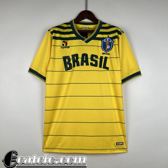 Retro Maglie Calcio Brasile Domicile Uomo 1984 FG303