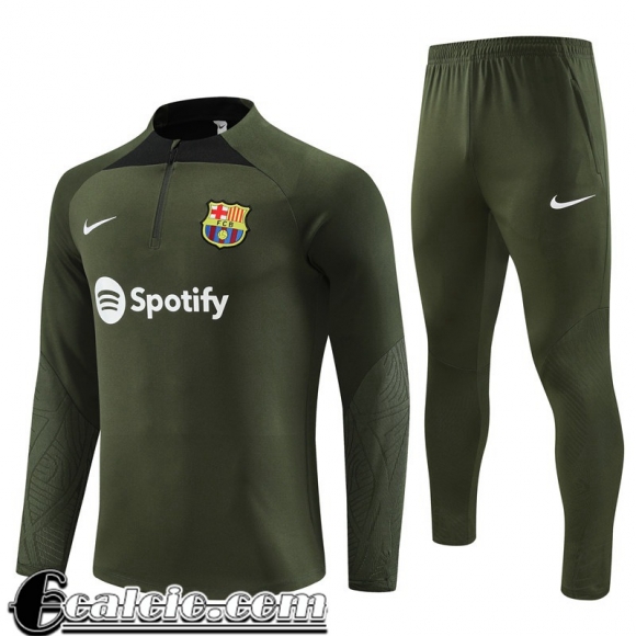 Tute Calcio Barcellona verde scuro Uomo 23 24 TG850