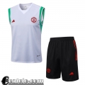 Tute Calcio Senza maniche Manchester United Bianco Uomo 23 24 TG890