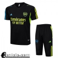 Tute Calcio T Shirt Arsenal nero Uomo 23 24 TG895