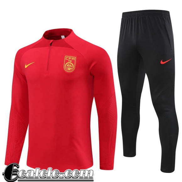 Tute Calcio China rosso Uomo 23 24 TG823