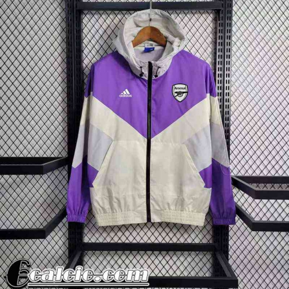 Giacca a vento Arsenal bianco viola Uomo 23 24 WK524