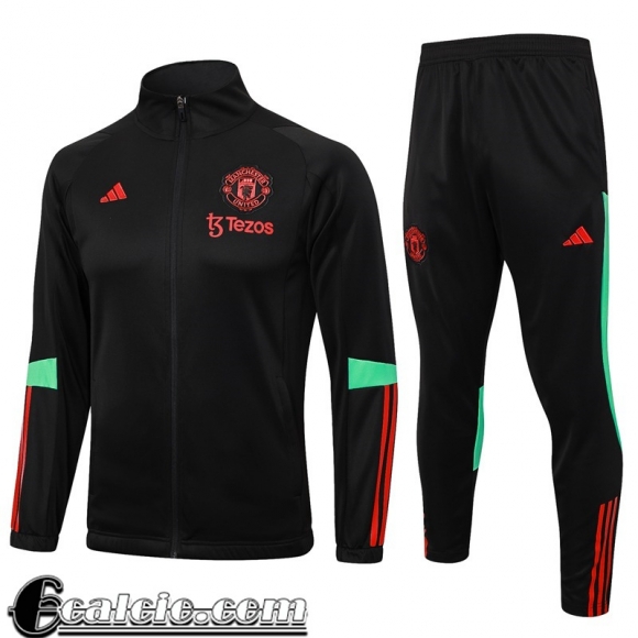 Full-Zip Giacca Manchester United nero Uomo 23 24 JK796