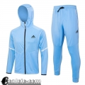 Full-Zip Giacca Cappuccio Sport cielo blu Uomo 23 24 JK800