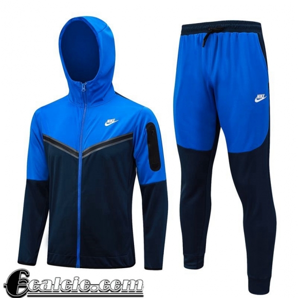 Full-Zip Giacca Cappuccio Sport blu Uomo 23 24 JK803