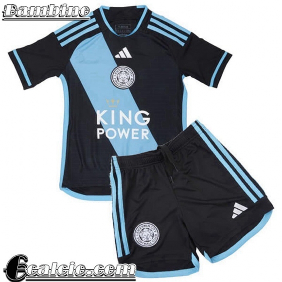 Maglie Calcio Leicester City Seconda Bambini 23 24