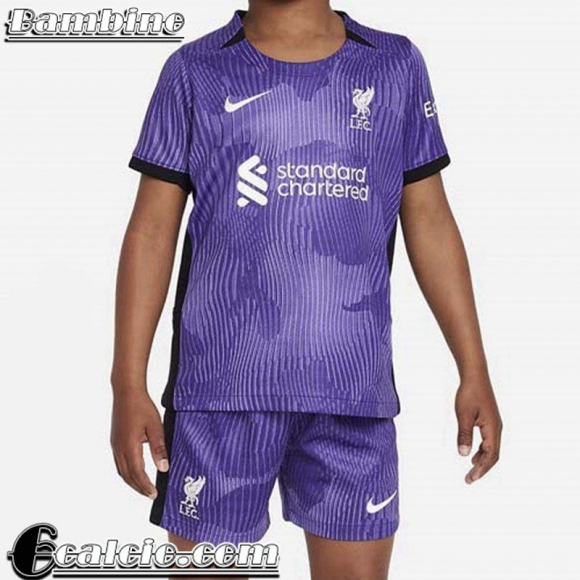 Maglie Calcio Liverpool Terza Bambini 23 24