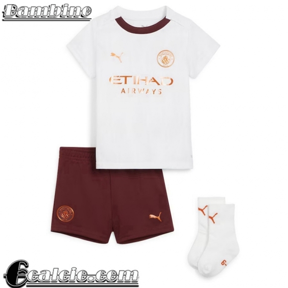 Maglie Calcio Manchester City Seconda Bambini 23 24