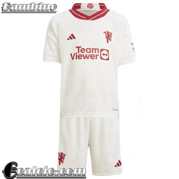 Maglie Calcio Manchester United Terza Bambini 23 24