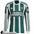 Maglie Calcio Manchester United Seconda Uomo Manga Larga 23 24