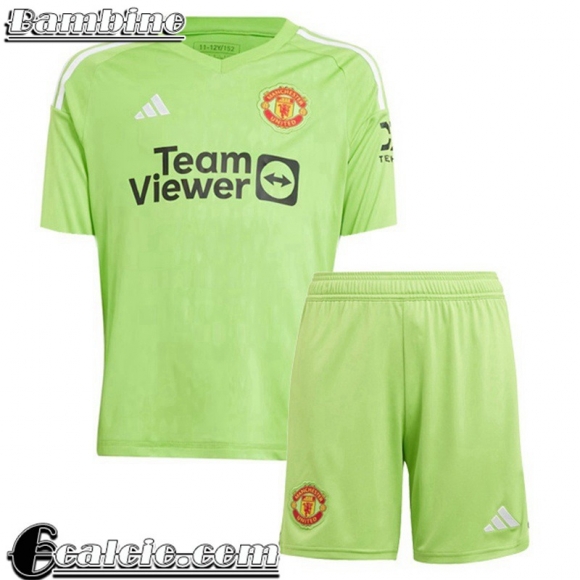 Maglie Calcio Manchester United Portieri Bambini 23 24 TBB140