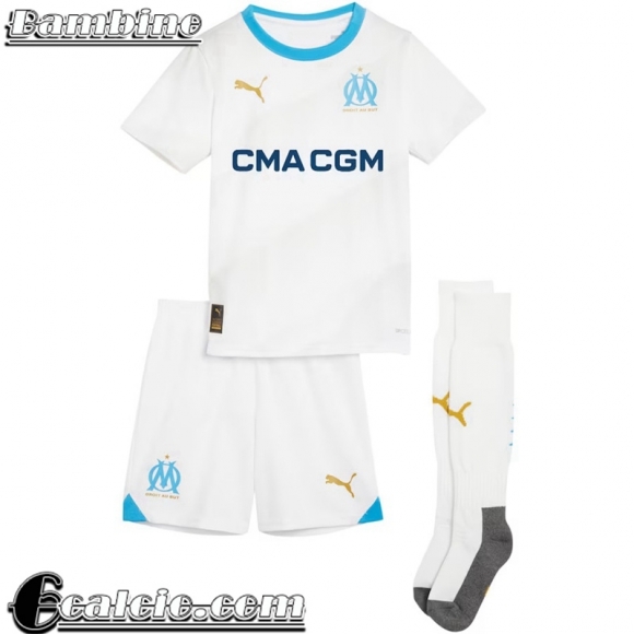 Maglie Calcio Marsiglia Prima Bambini 23 24