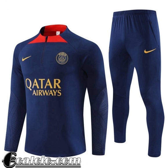 Tute Calcio PSG blu navy Uomo 23 24 TG899